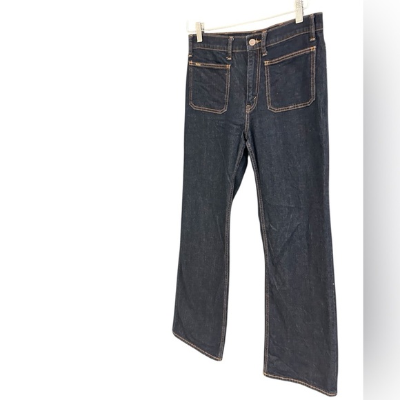 Polo by Ralph Lauren sz 27 EUC/ near new wide leg  Classic Blue Bootcut Jeans - Picture 1 of 14